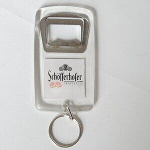Attractive Schofferhofer Weizen Beer Bottle Opener Keychain Grapefruit
